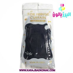 خرید و قیمت پرده متالایز رنگ مشکی