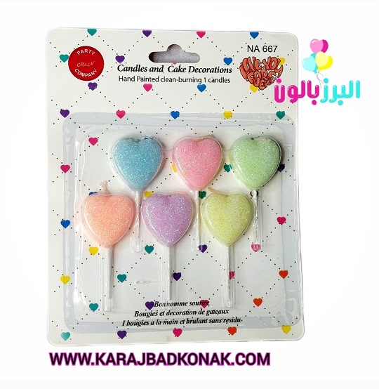 خرید و قیمت شمع قلبی پاستلی 5 رنگ سایز کوچک 1 خرید و قیمت شمع قلبی پاستلی 5 رنگ سایز کوچک