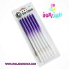 خرید و قیمت شمع مدادی سایه روشن رنگ بنفش 6 عددی