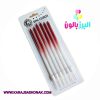 خرید و قیمت شمع مدادی سایه روشن رنگ قرمز 6 عددی