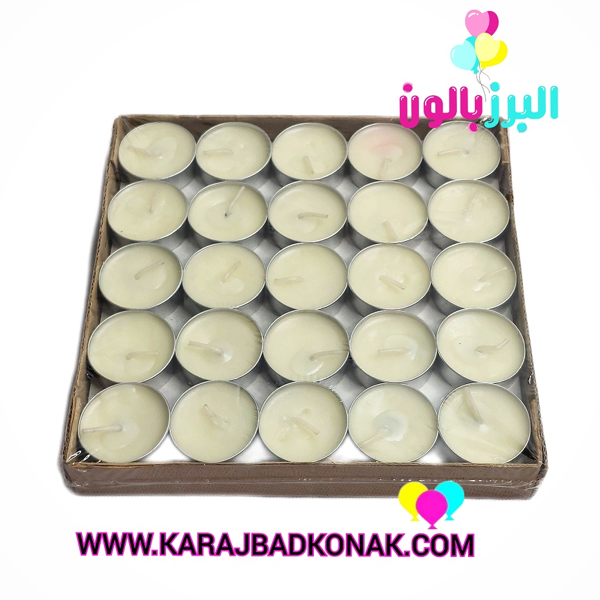 شمع وارمر سفید 50 عددی 1 شمع وارمر سفید 50 عددی