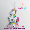 شمع استند شخصیت تم یونیکورن رنگین کمانی