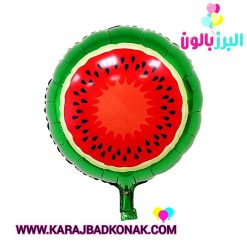 خرید و قیمت بادکنک فویلی گرد طرح هندوانه