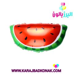 خرید و قیمت بادکنک فویلی طرح نیم قاچ هندوانه