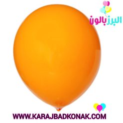 خرید و قیمت بادکنک لاتکس ساده رنگ نارنجی