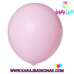 خرید و قیمت بادکنک لاتکس ساده رنگ صورتی پاستلی