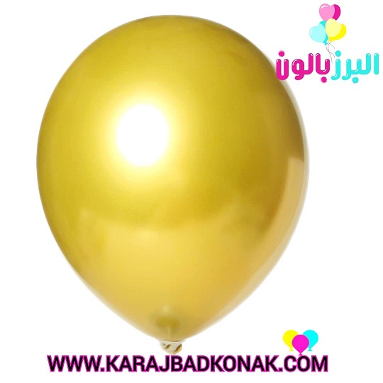 خرید و قیمت بادکنک کروم رنگ طلایی 1 خرید و قیمت بادکنک کروم رنگ طلایی