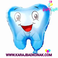 بادکنک فویلی طرح دندان