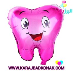 بادکنک فویلی طرح دندان