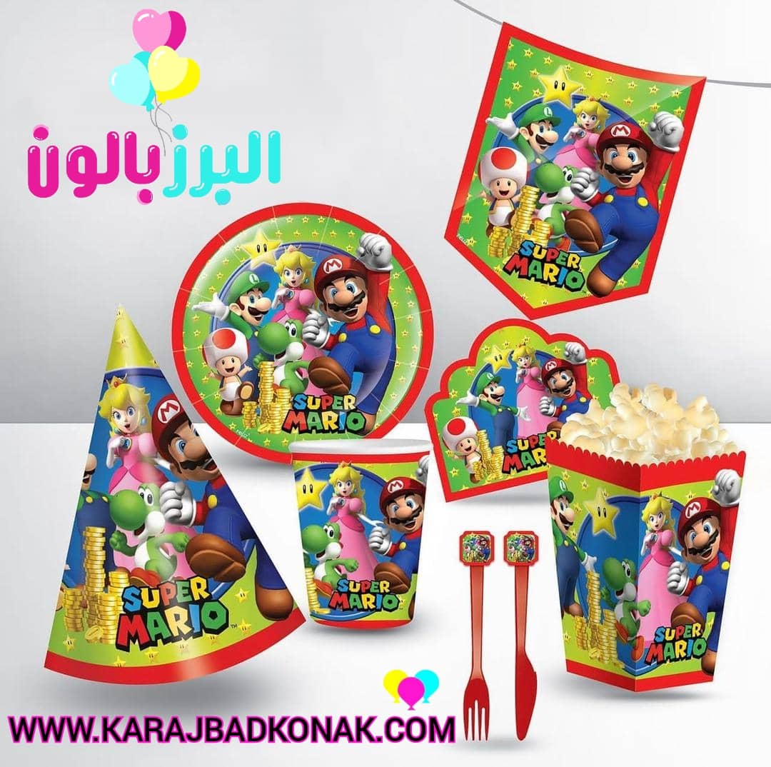 اقلام تم تولد سوپرماریو 1 اقلام تم تولد سوپرماریو