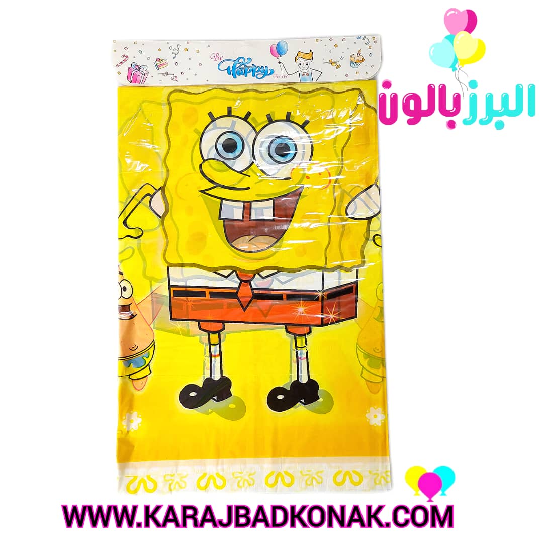 سفره یکبار مصرف تم باب اسفنجی 1 سفره یکبار مصرف تم باب اسفنجی