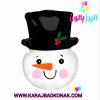 بادکنک فویلی سر آدم برفی