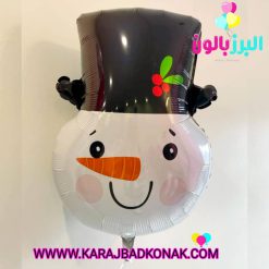 بادکنک فویلی سر آدم برفی