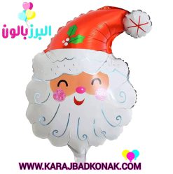 بادکنک فویلی سر بابانوئل