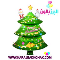 بادکنک فویلی درخت کریسمس