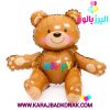بادکنک فویلی خرس تدی نشسته سه بعدی 5 بادکنک فویلی خرس تدی نشسته سه بعدی