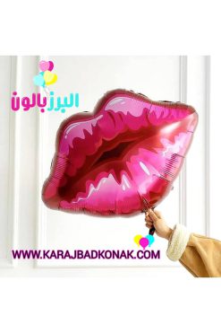 بادکنک فویلی لب 3 بادکنک فویلی لب