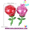 بادکنک فویلی گل رز