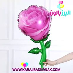 بادکنک فویلی گل رز