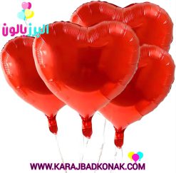 بادکنک فویلی قلب قرمز