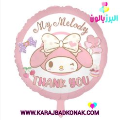 بادکنک فویلی گرد ملودی