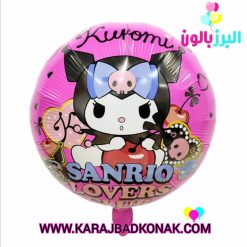 بادکنک فویلی گرد کرومی