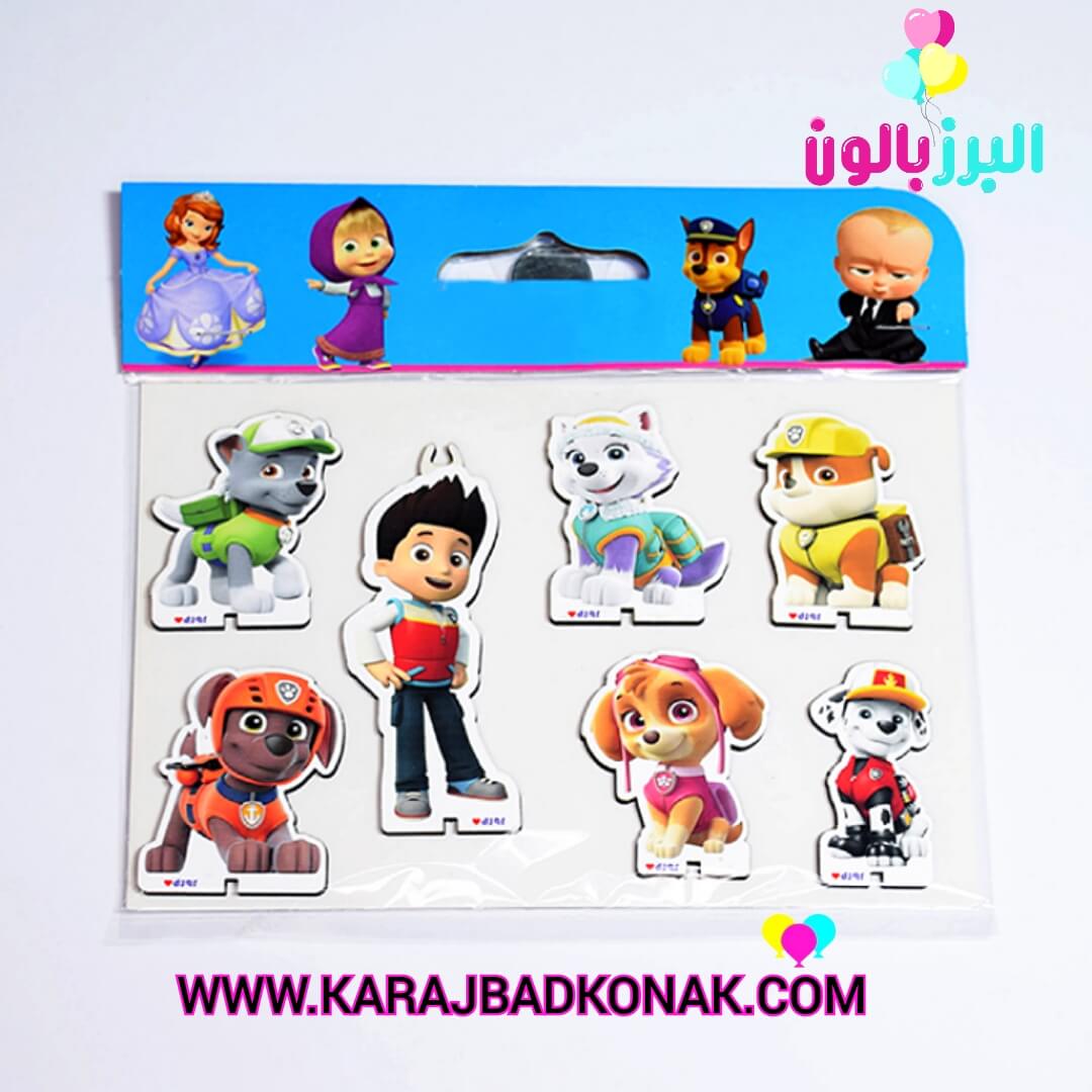 پک تاپر رو کیکی سگهای نگهبان 1 پک تاپر رو کیکی سگهای نگهبان