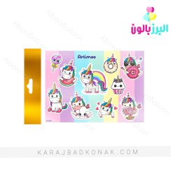 استیکر برچسبی یونیکورن