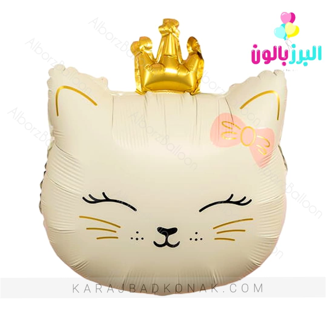 بادکنک فویلی گربه لاکچری 1 بادکنک فویلی گربه لاکچری