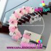 بادکنک آرایی طرح نیم حلقه 2 بادکنک آرایی طرح نیم حلقه