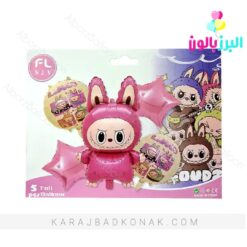 بادکنک فویلی 5 تکه لبوبو
