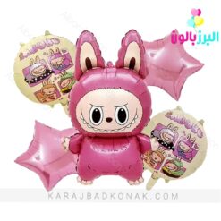 بادکنک فویلی 5 تکه لبوبو