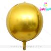 بادکنک فویلی اوربز طلایی 4 بادکنک فویلی اوربز طلایی