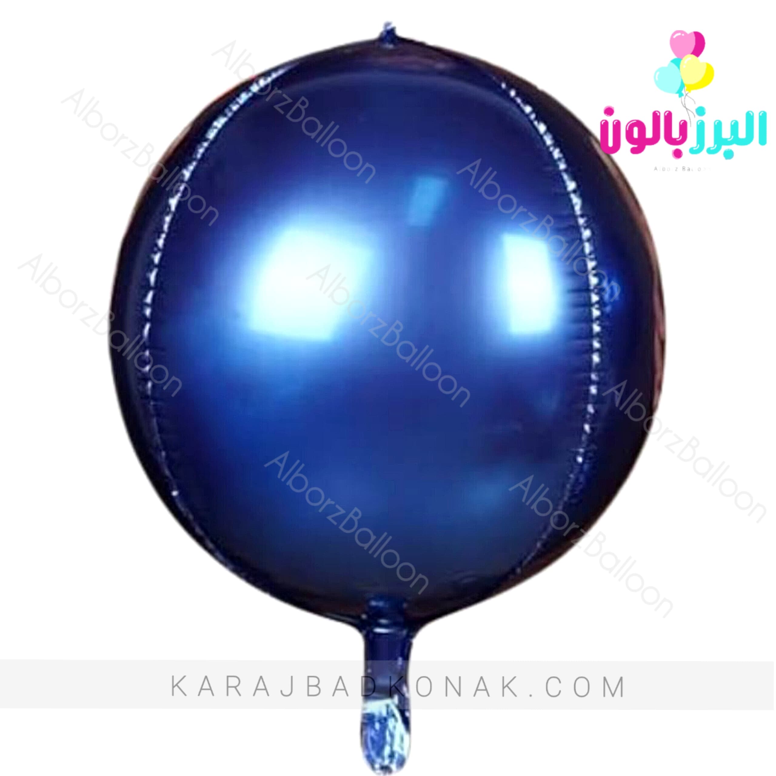 بادکنک فویلی اوربز سورمه ای 1 بادکنک فویلی اوربز سورمه ای