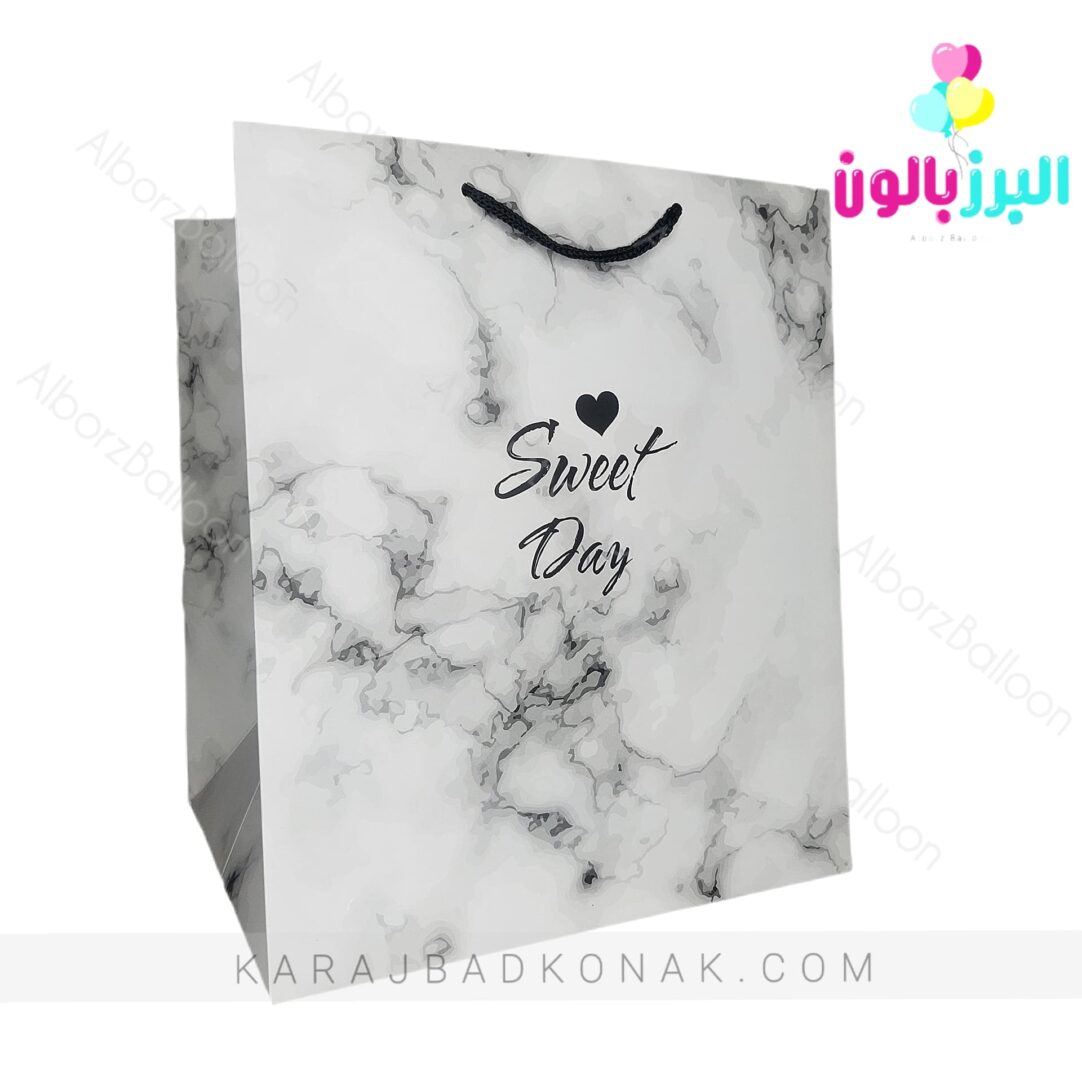 ساک دستی کادویی کف پهن طرح ماربل 1 ساک دستی کادویی کف پهن طرح ماربل