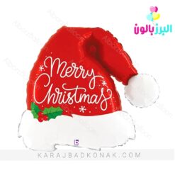 بادکنک فویلی کلاه کریسمس
