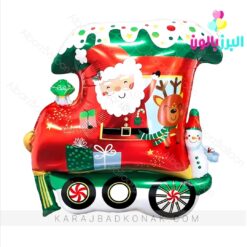 بادکنک فویلی قطار کریسمس