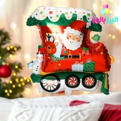 بادکنک فویلی قطار کریسمس