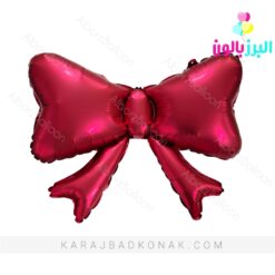 بادکنک فویلی پاپیون قرمز مات