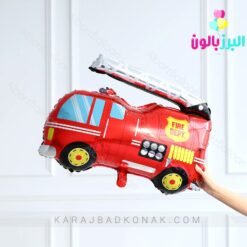 بادکنک فویلی ماشین آتش نشانی