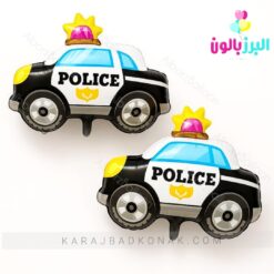 بادکنک فویلی ماشین پلیس فانتزی