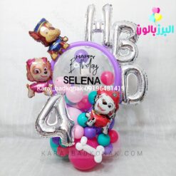 بوکت بادکنک تم سگهای نگهبان دختر