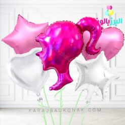 بادکنک فویلی سر باربی 3 بادکنک فویلی سر باربی