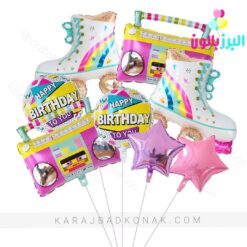 بادکنک فویلی ضبط صوت باربی