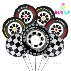 بادکنک فویلی لاستیک ماشین