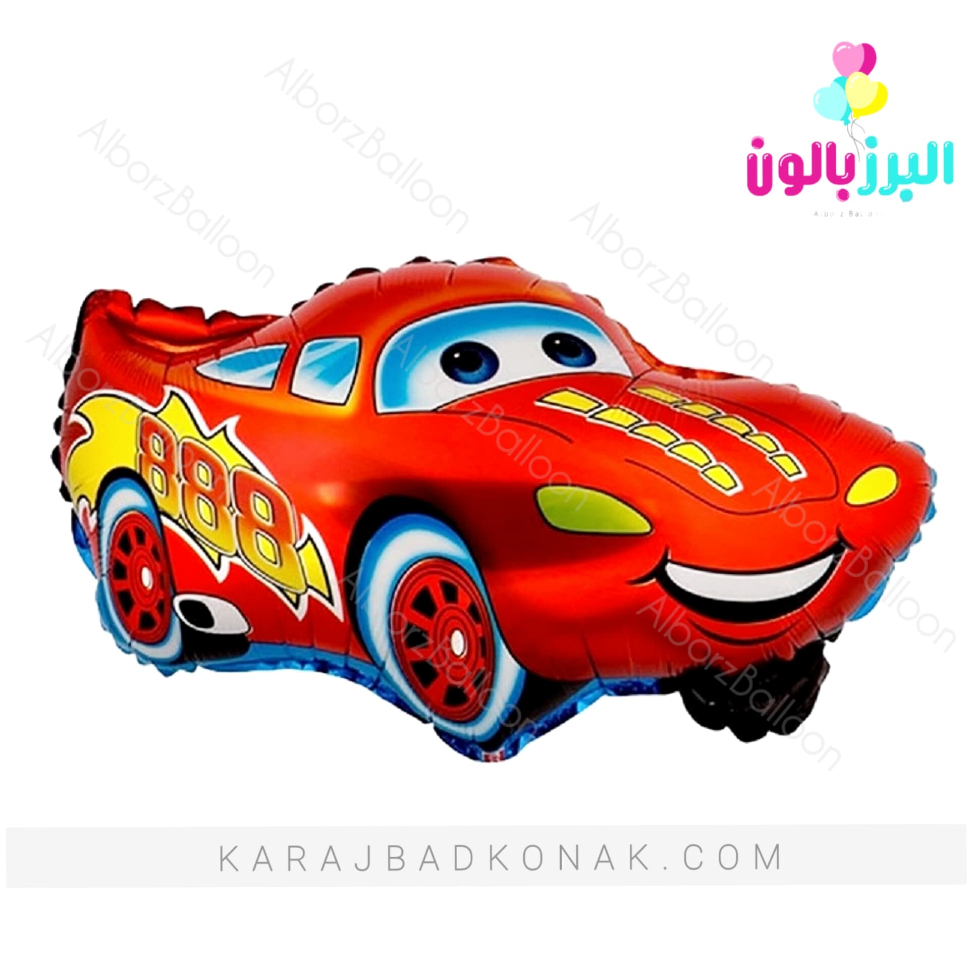 بادکنک فویلی ماشین مک کویین 1 بادکنک فویلی ماشین مک کویین