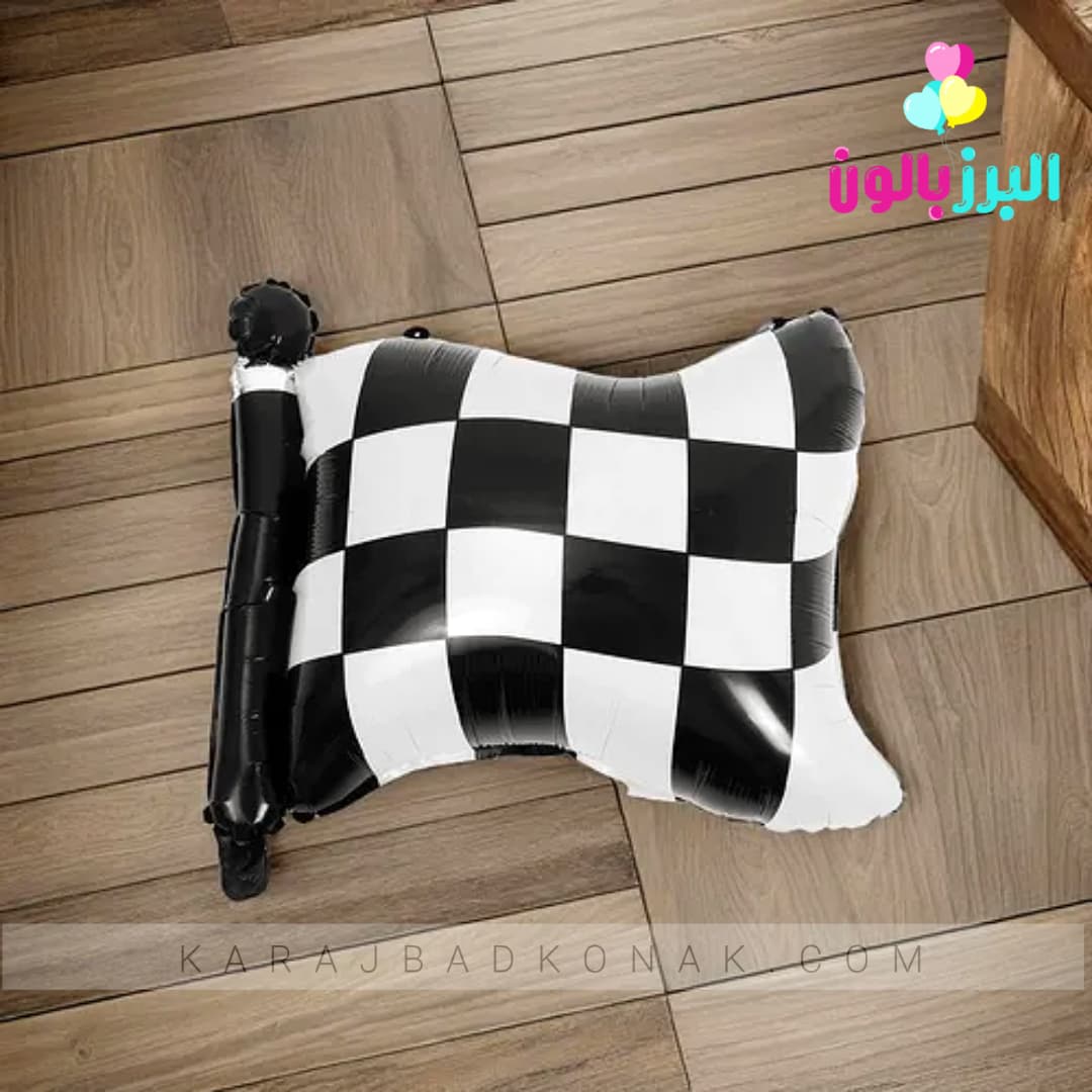 بادکنک فویلی پرچم مسابقه 2 بادکنک فویلی پرچم مسابقه