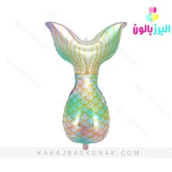 بادکنک فویلی دم پری دریایی