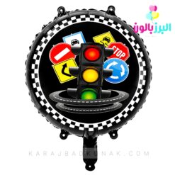 بادکنک فویلی گرد ترافیک