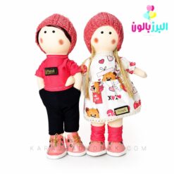 عروسک دختر و پسر روسی ماتیکی(35 سانتی)